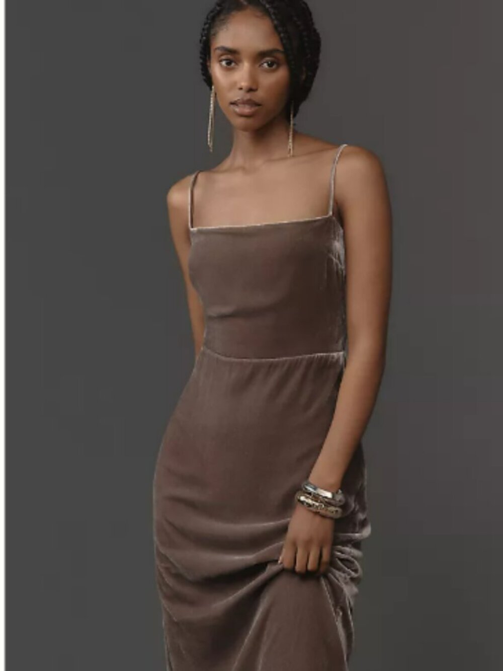 Reformation Frankie Velvet Dress NWT